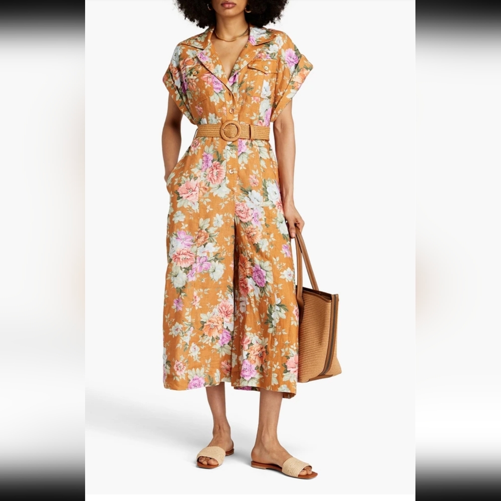 Zimmermann Floral jumpsuit 0